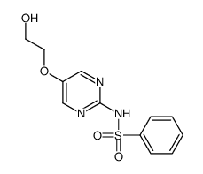 N-[5-(2-Hydroxyethoxy)-2-pyrimidinyl]benzenesulfonamide结构式