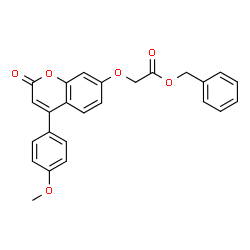 benzyl 2-[4-(4-methoxyphenyl)-2-oxochromen-7-yl]oxyacetate picture