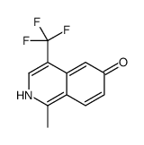 1-methyl-4-(trifluoromethyl)-2H-isoquinolin-6-one结构式
