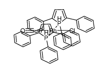 Cl(carbonyl)(1,2,5-triphenylphosphole) Structure