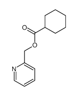 pyridin‐2‐ylmethyl cyclohexanecarboxylate Structure