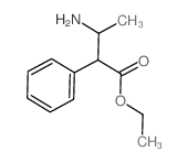 Benzeneacetic acid, a-(1-aminoethyl)-, ethyl ester Structure