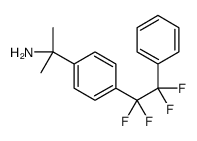 2-[4-(1,1,2,2-tetrafluoro-2-phenylethyl)phenyl]propan-2-amine结构式