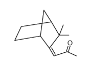 (3,3-dimethyl-[2]norbornyliden)-acetone结构式