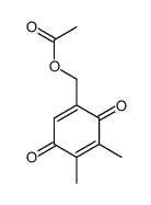 (4,5-dimethyl-3,6-dioxocyclohexa-1,4-dien-1-yl)methyl acetate结构式