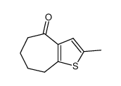 5,6,7,8-tetrahydro-2-methyl-4H-cyclohepta[b]thiophen-4-one Structure