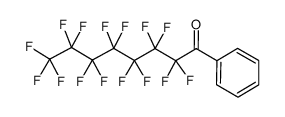 2,2,3,3,4,4,5,5,6,6,7,7,8,8,8-pentadecafluoro-1-phenyloctan-1-one结构式