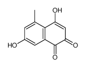 4,7-dihydroxy-5-methylnaphthalene-1,2-dione Structure