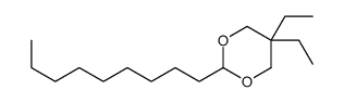 5,5-diethyl-2-nonyl-1,3-dioxane结构式