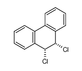 cis-9,10-dichloro-9,10-dihydro-phenanthrene Structure