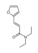 N,N-diethyl-3-(furan-2-yl)prop-2-enamide结构式