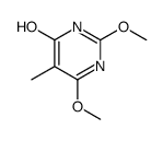 4(1H)-Pyrimidinone, 2,6-dimethoxy-5-methyl- (9CI) Structure