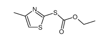 2-ethoxycarbonylsulfanyl-4-methyl-thiazole结构式