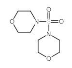 Morpholine,4,4'-sulfonylbis- Structure