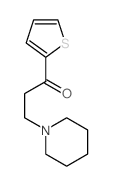 3-(1-piperidyl)-1-thiophen-2-yl-propan-1-one Structure