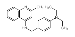 N-[(4-diethylaminophenyl)methyl]-2-methyl-quinolin-4-amine picture