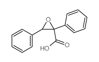 2,3-diphenyloxirane-2-carboxylic acid Structure
