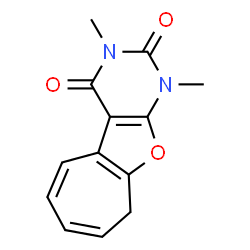 2H-Cyclohepta[4,5]furo[2,3-d]pyrimidine-2,4(3H)-dione,1,9-dihydro-1,3-dimethyl- (9CI) structure