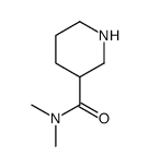 N,N-DIMETHYL-3-PIPERIDINECARBOXAMIDE Structure