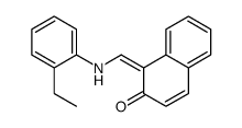 1-[(2-ethylanilino)methylidene]naphthalen-2-one结构式