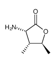 (3S,4R,5S)-3-amino-4,5-dimethyldihydrofuran-2(3H)-one结构式