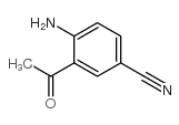 Benzonitrile, 3-acetyl-4-amino- (9CI) structure