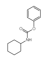 Carbamic acid,N-cyclohexyl-, phenyl ester结构式