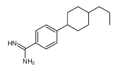 4-(4-propylcyclohexyl)benzenecarboximidamide结构式