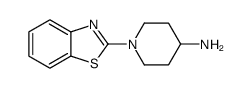 4-Piperidinamine,1-(2-benzothiazolyl)-(9CI) Structure