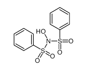 N-(benzenesulfonyl)-N-hydroxybenzenesulfonamide结构式