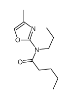 N-(4-methyl-1,3-oxazol-2-yl)-N-propylpentanamide结构式