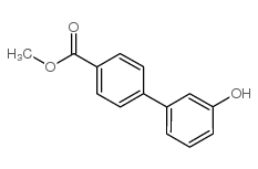 Methyl 3’-Hydroxybiphenyl-4-carboxylate Structure
