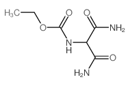 Carbamic acid,[2-amino-1-(aminocarbonyl)-2-oxoethyl]-, ethyl ester (9CI) Structure