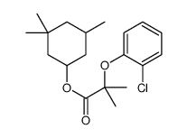 (3,3,5-trimethylcyclohexyl) 2-(2-chlorophenoxy)-2-methylpropanoate Structure