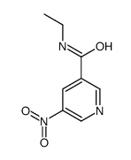 N-ethyl-5-nitropyridine-3-carboxamide结构式
