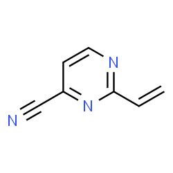 4-Pyrimidinecarbonitrile, 2-ethenyl- (9CI) structure