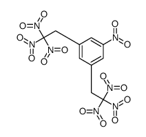 1-Nitro-3,5-bis(2,2,2-trinitroethyl)-benzene结构式