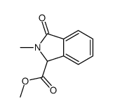 Methyl 2-Methyl-3-oxoisoindoline-1-carboxylate Structure