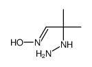 N-(2-hydrazinyl-2-methylpropylidene)hydroxylamine结构式
