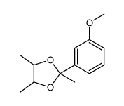 2-(3-methoxyphenyl)-2,4,5-trimethyl-1,3-dioxolane Structure