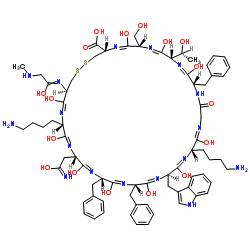 (D-Trp8,D-Cys14)-Somatostatin-14结构式