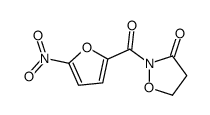 2-(5-nitrofuran-2-carbonyl)-1,2-oxazolidin-3-one结构式