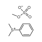 Dimethylphenylsulphonium methyl sulphate Structure