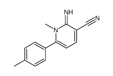 2-imino-1-methyl-6-(4-methylphenyl)pyridine-3-carbonitrile结构式
