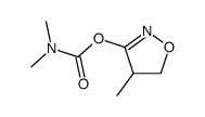 (4-methyl-4,5-dihydro-1,2-oxazol-3-yl) N,N-dimethylcarbamate结构式