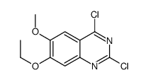 2,4-dichloro-7-ethoxy-6-methoxyquinazoline Structure