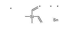 ethenyl-dimethyl-(2-trimethylstannylethenyl)silane Structure