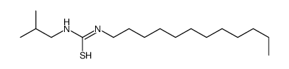 1-dodecyl-3-(2-methylpropyl)thiourea结构式
