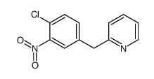 2-(4-chloro-3-nitro-benzyl)-pyridine Structure