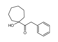 1-(1-hydroxycycloheptyl)-2-phenylethanone Structure